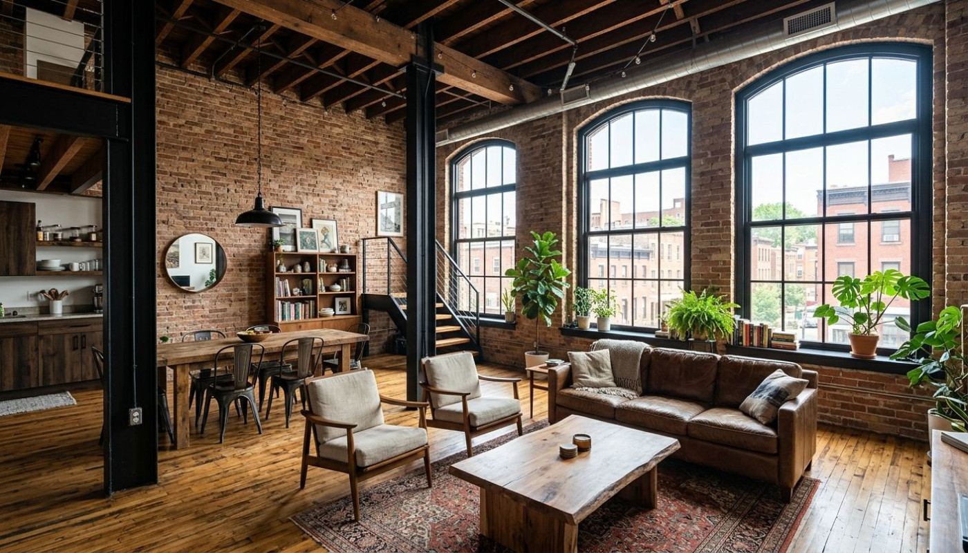 Comment intégrer des éléments vintage dans un décor industriel moderne ?